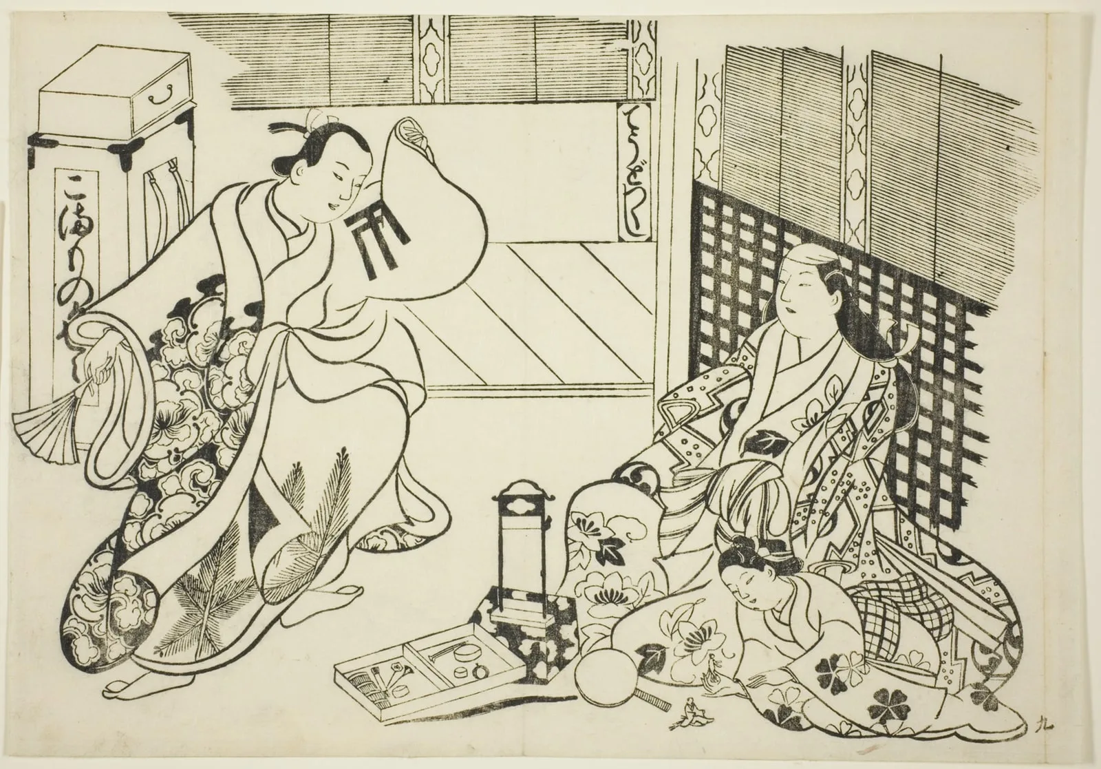 All Kinds of Household Items (Chodo zukushi), from the series "Famous Scenes from Japanese Puppet Plays (Yamato irotake)"