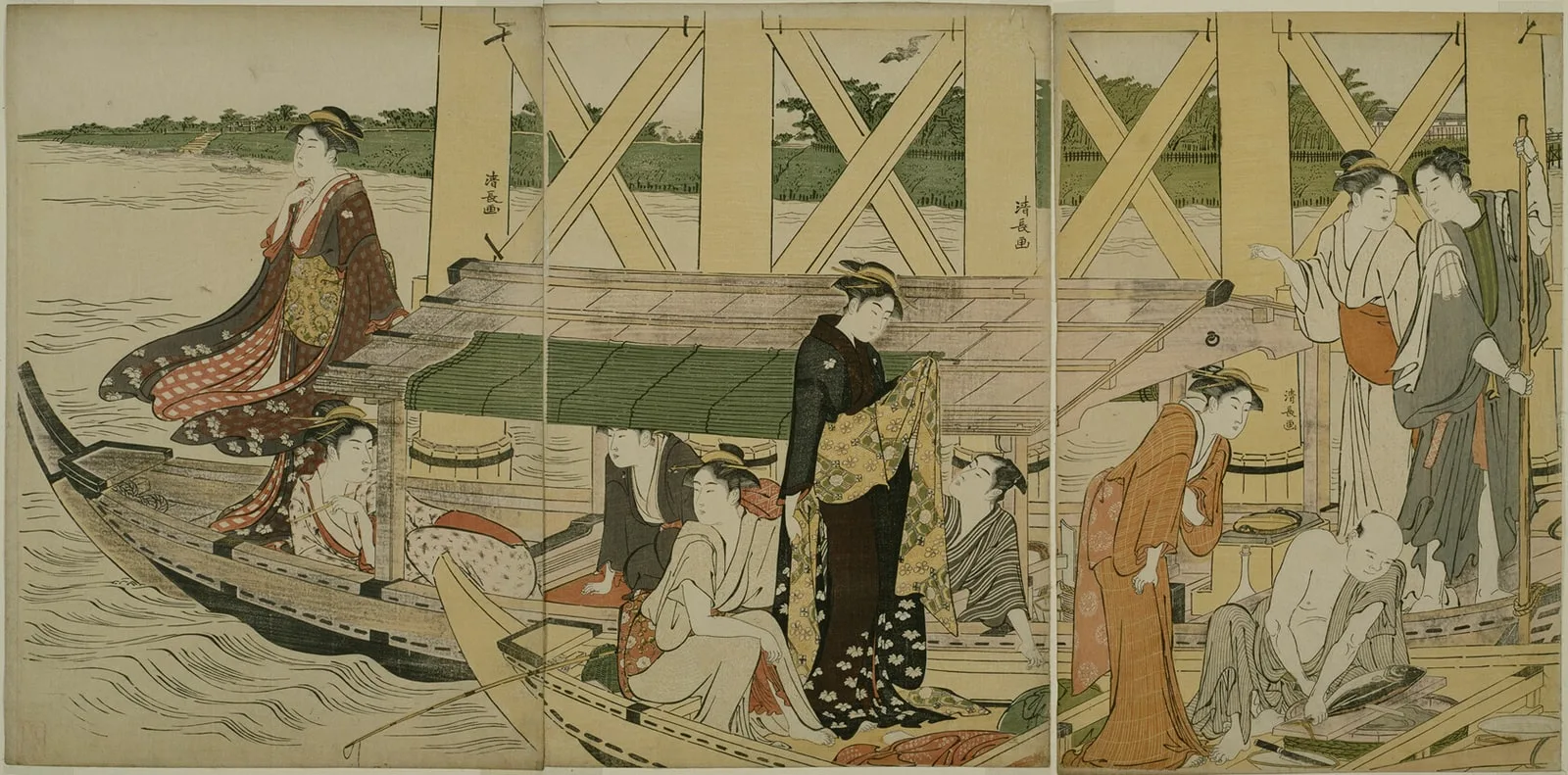 Pleasure Boats below Azuma Bridge