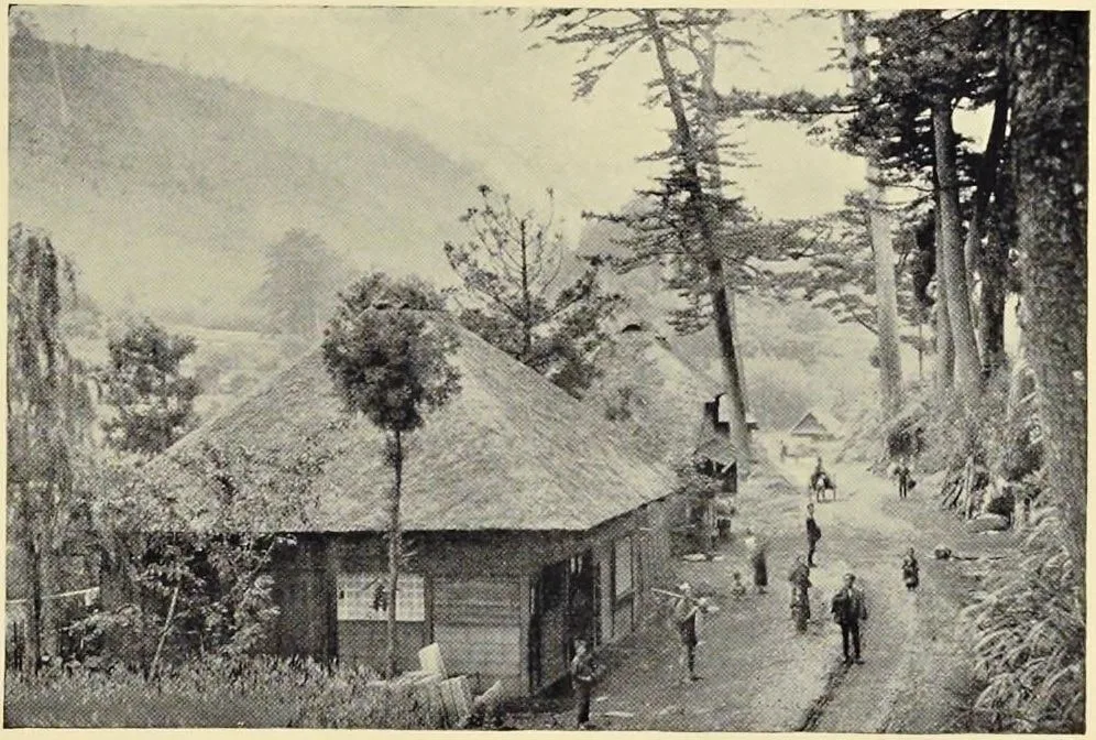 A Country Road (Japan: Described and Illustrated by the Japanese, Section 3, leaf 16)