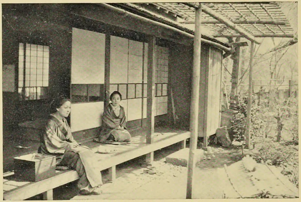 Rear of an Ordinary Dwelling (Japan: Described and Illustrated by the Japanese, Section 10, leaf 43)