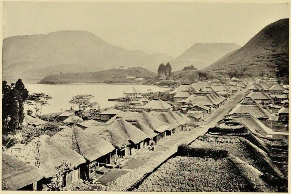 Hakone Lake and Village (Japan: Described and Illustrated by the Japanese, Section 9, leaf 29)