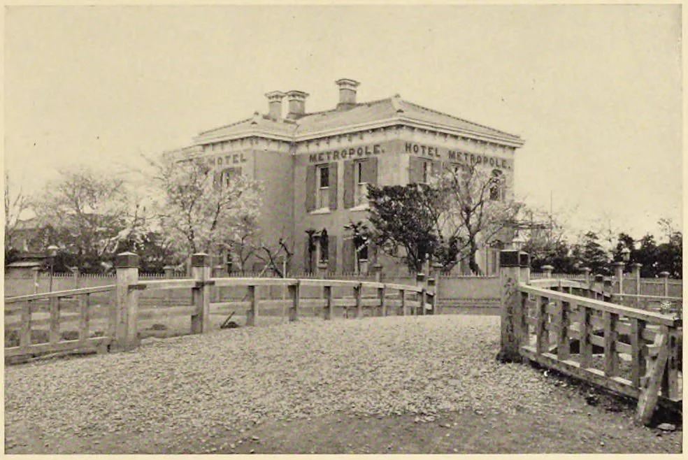 Hotel Metropole, Tsukiji, Tokyo (Japan: Described and Illustrated by the Japanese, Section 9, leaf 52)
