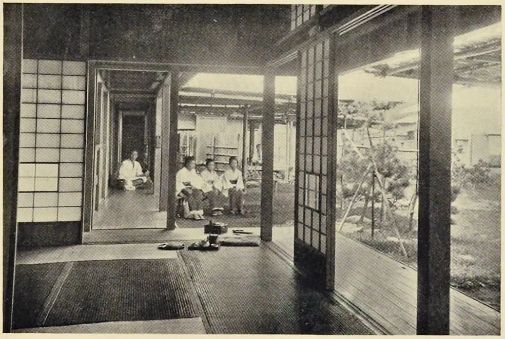 A Japanese Interior (Japan: Described and Illustrated by the Japanese, Section 4, leaf 12)