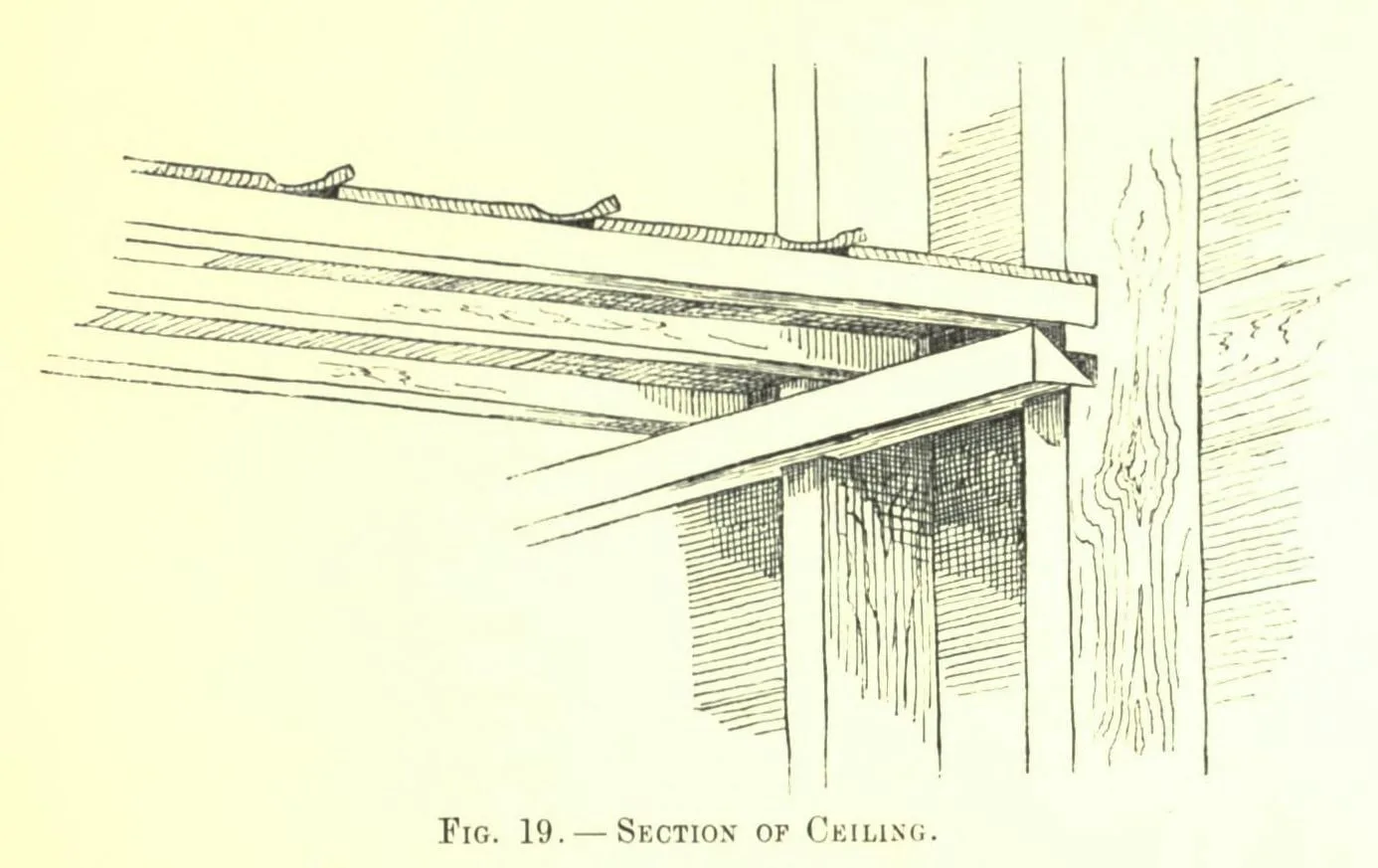 Fig. 19. SECTION- OF CKILING (Japanese Homes and Their Surroundings)