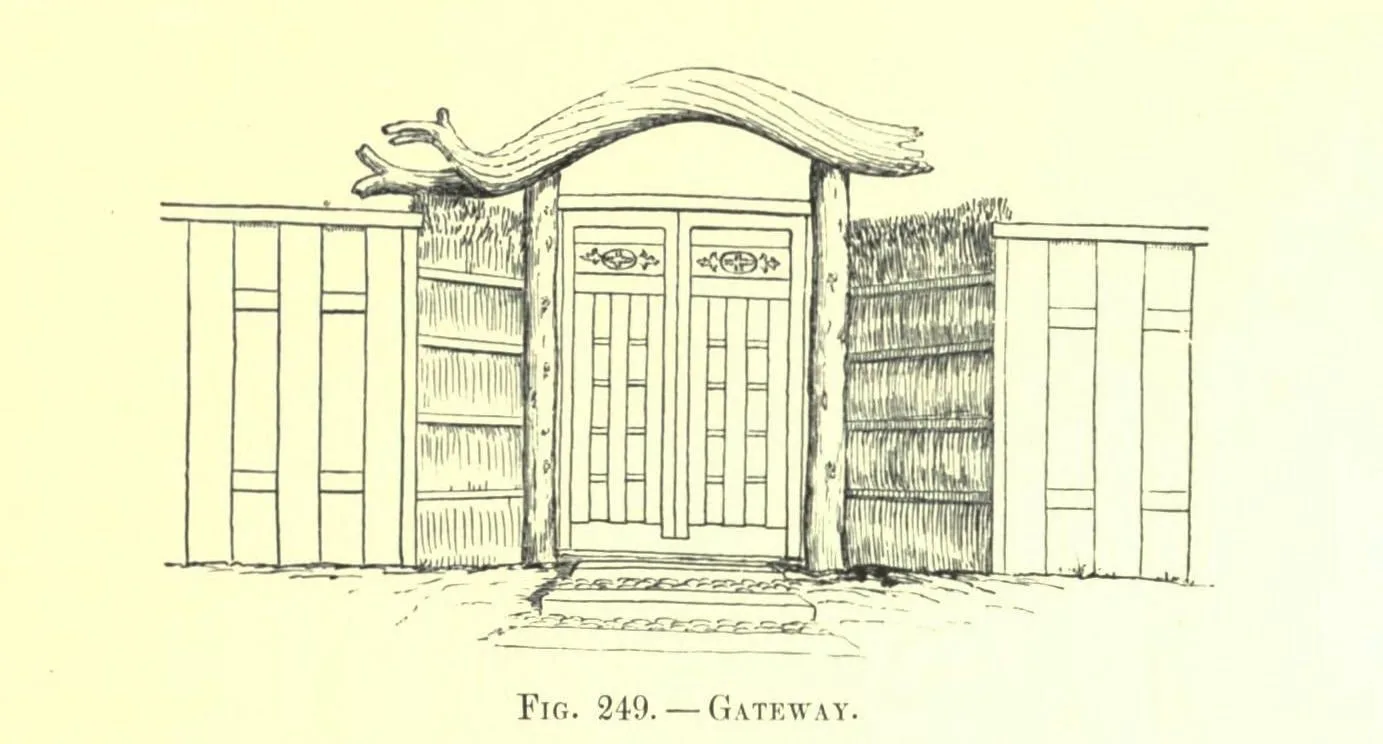 Fig. 249. GATEWAY (Japanese Homes and Their Surroundings)