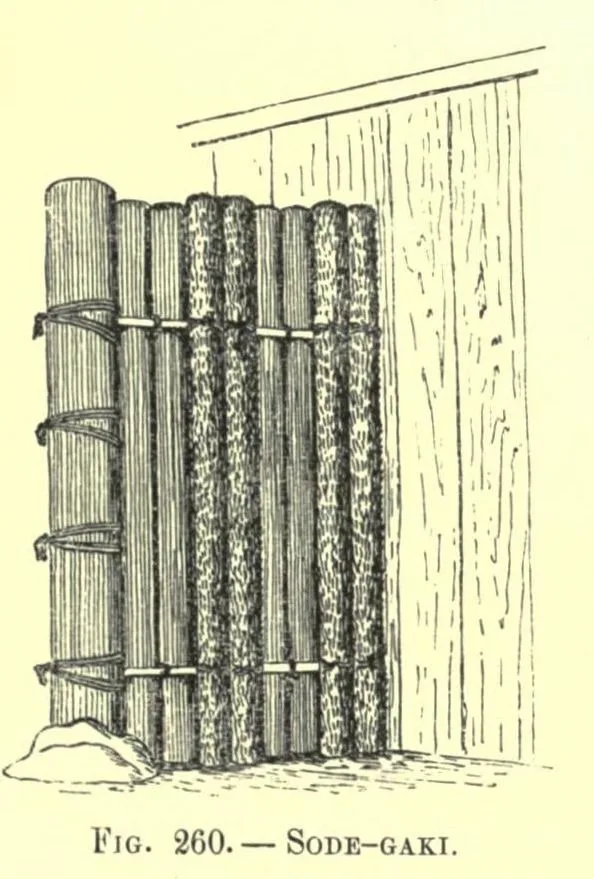 Fig. 260. SODE-GAKI (Japanese Homes and Their Surroundings)
