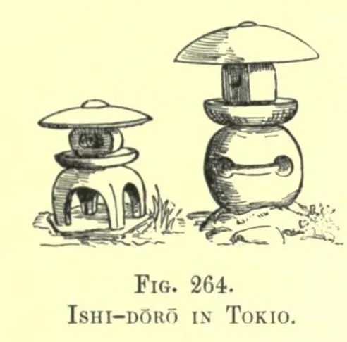 Fig. 264. ISHI-DORO IN TOKIO (Japanese Homes and Their Surroundings)