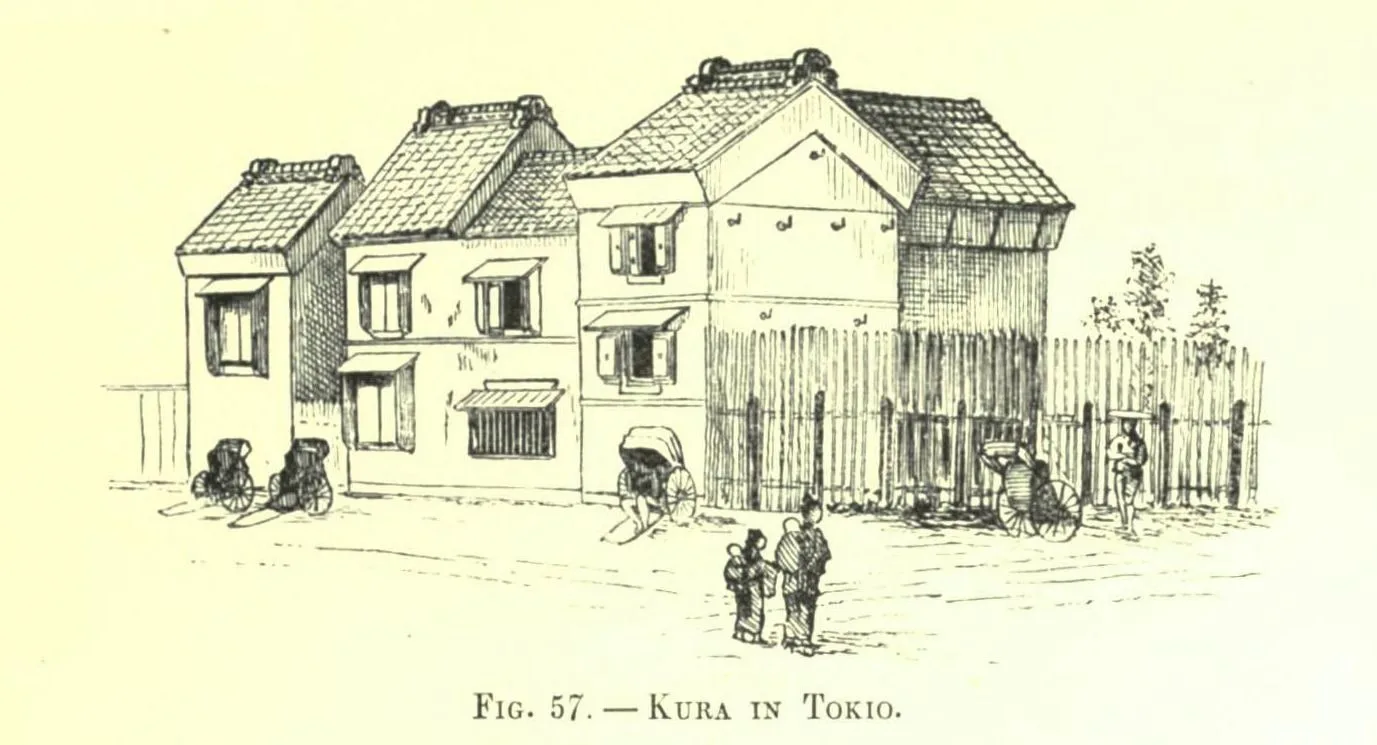 Fig. 57. KURA IN TOKIO (Japanese Homes and Their Surroundings)