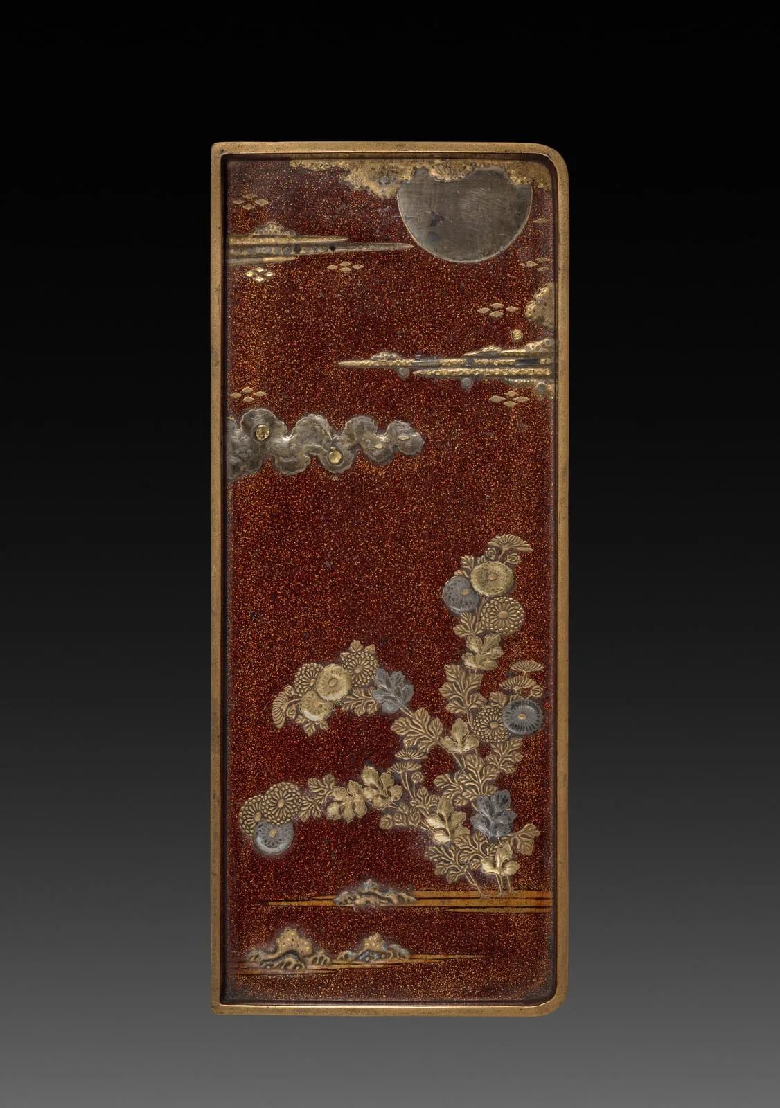 Writing Box (Suzuribako) with Phoenix in Paulownia (tray)