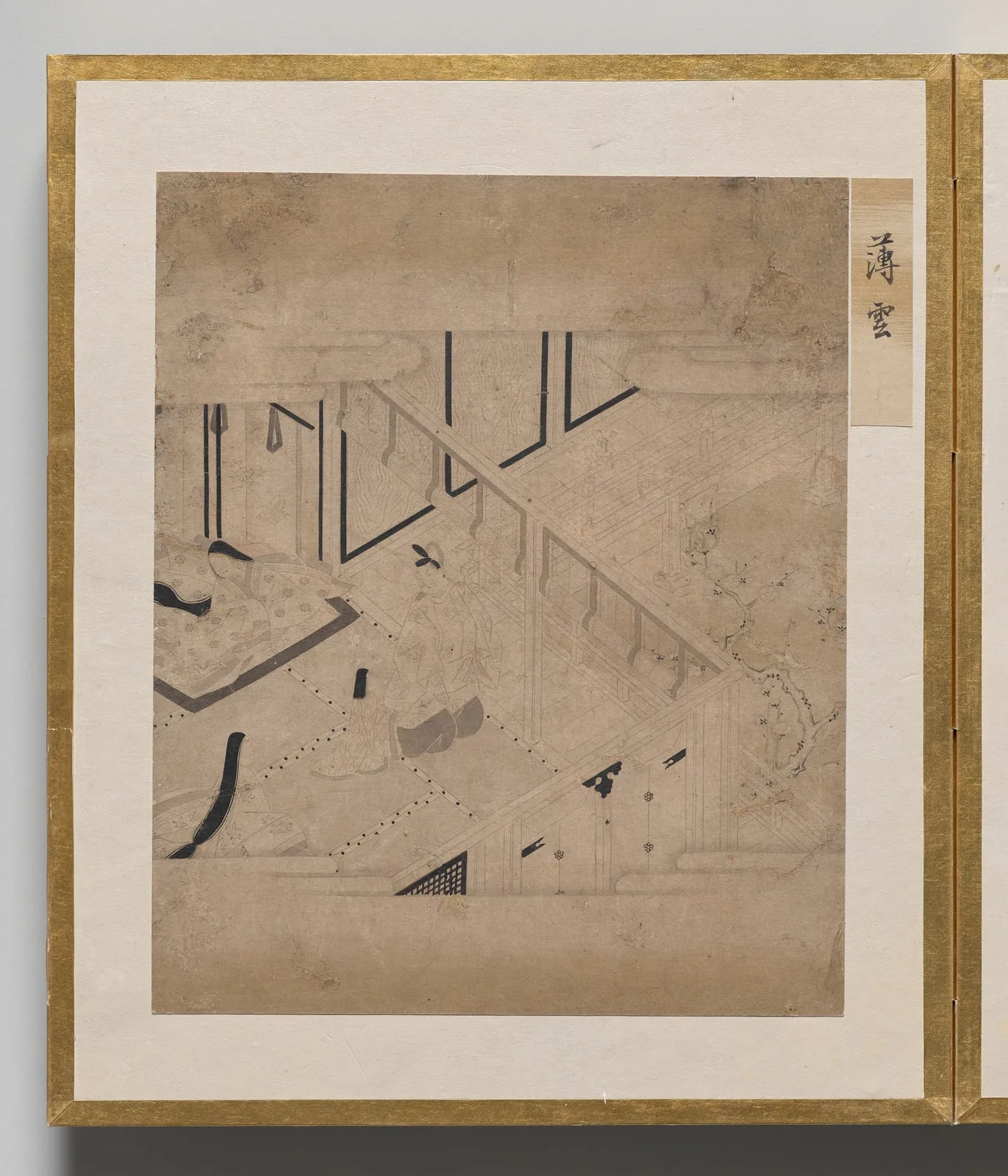 Rack of Clouds from Album of Illustrations for the Tale of Genji