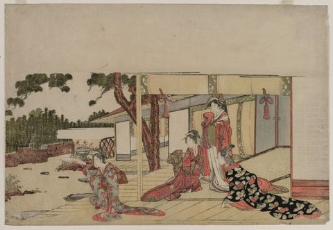 Women on a Veranda