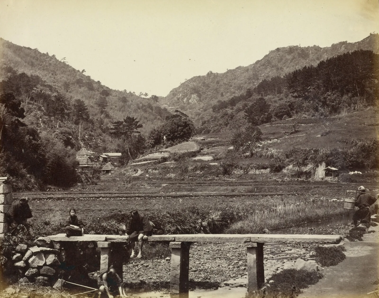 View in the Valley and Stone Bridge