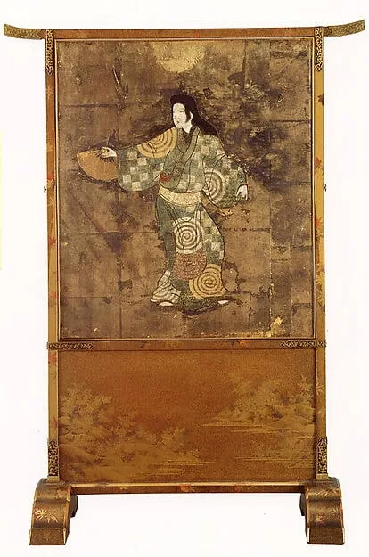 Freestanding Screen with Dancer