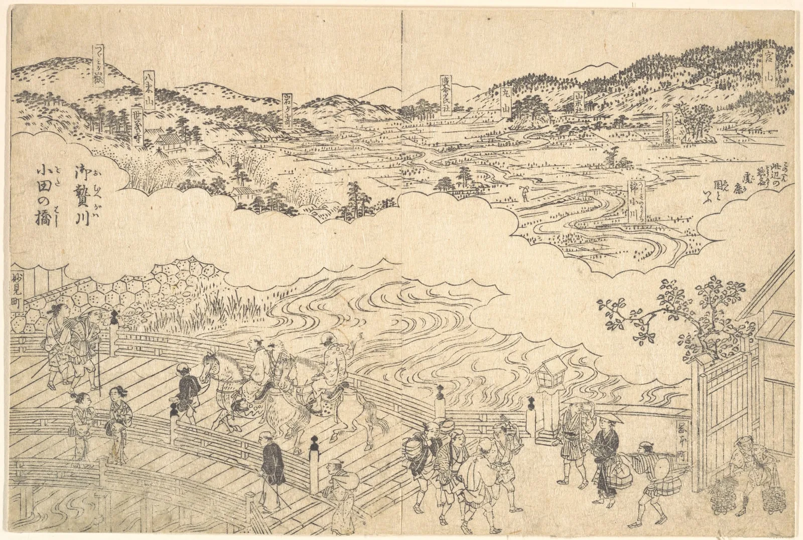 River of Omue and Bridge of Oda