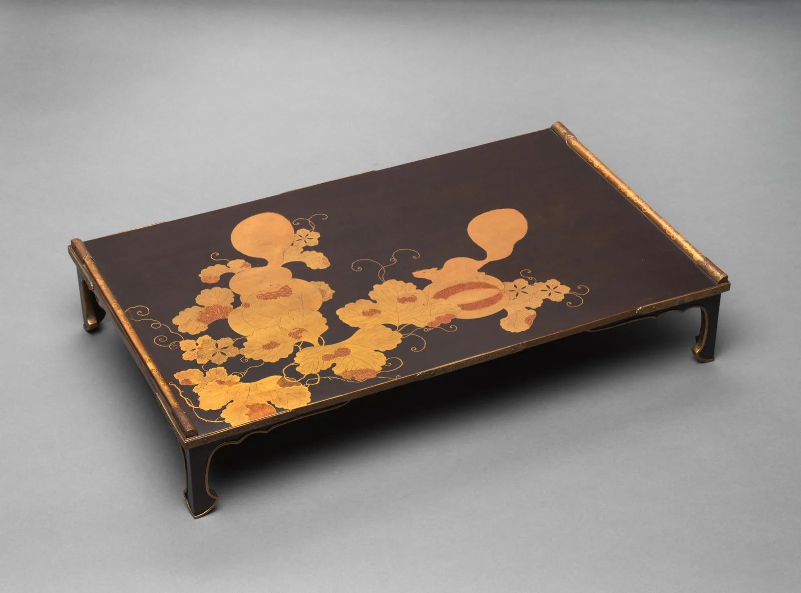 Writing Table (Bundai) with Melons and Squirrels