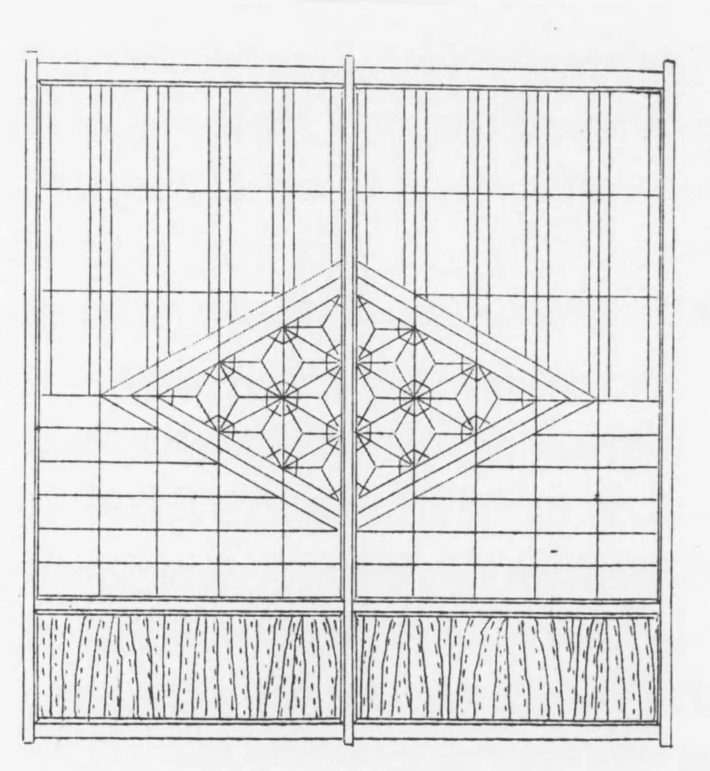 最新文化建具図案 コマ 6 の図