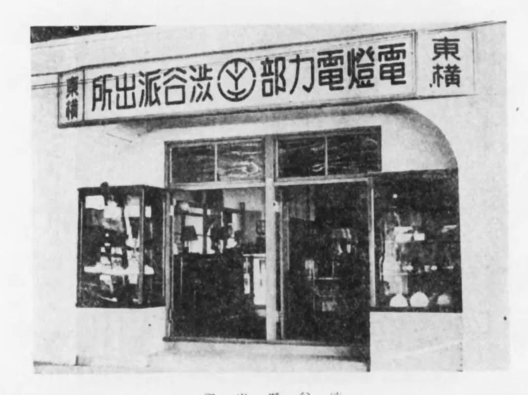 東京横浜電鉄沿革史 コマ 428 の図