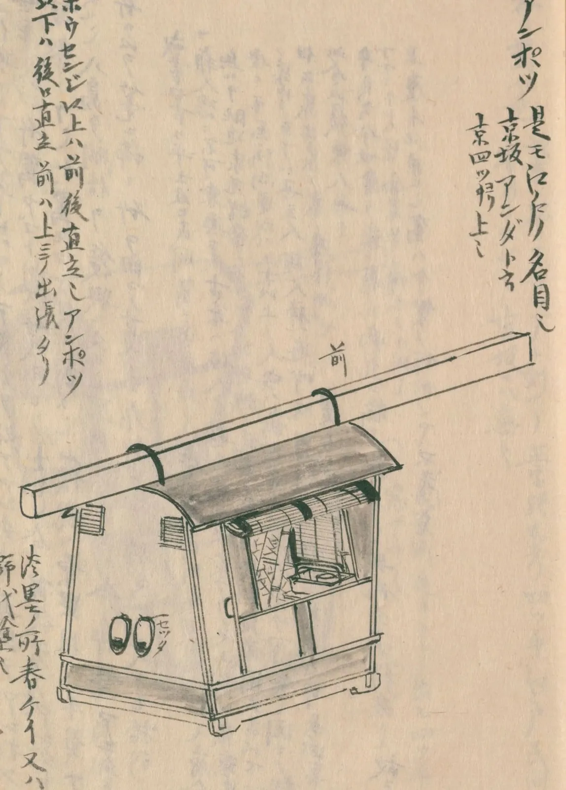 アンポツ駕籠（守貞謾稿 後集巻3〜4（駕籠・車））