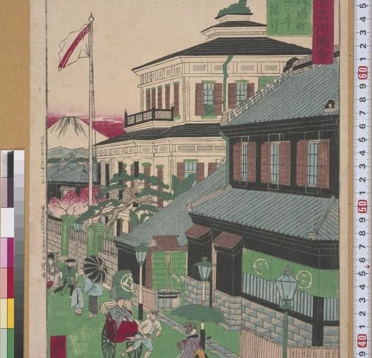 「東京名勝圖曾」「駿河町三ツ井銀行」
