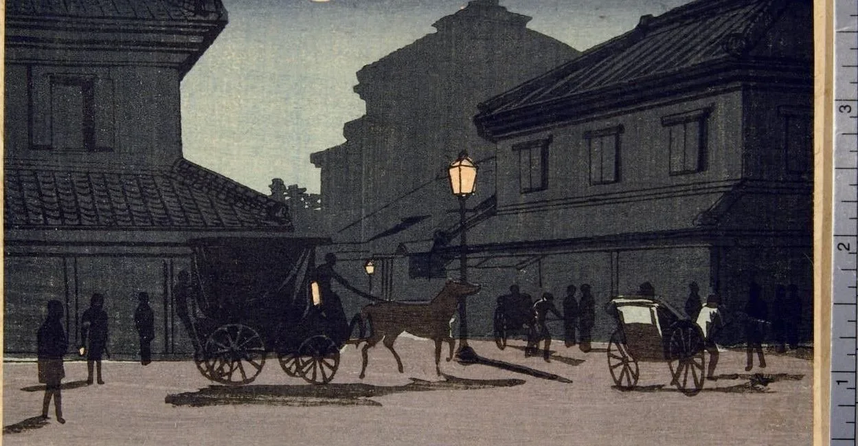 「駿河町夜景」