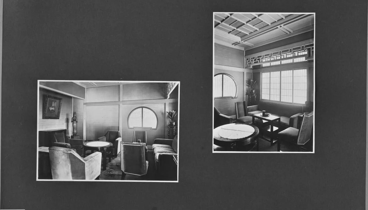 ［鈴木三郎助邸１階応接室］写真