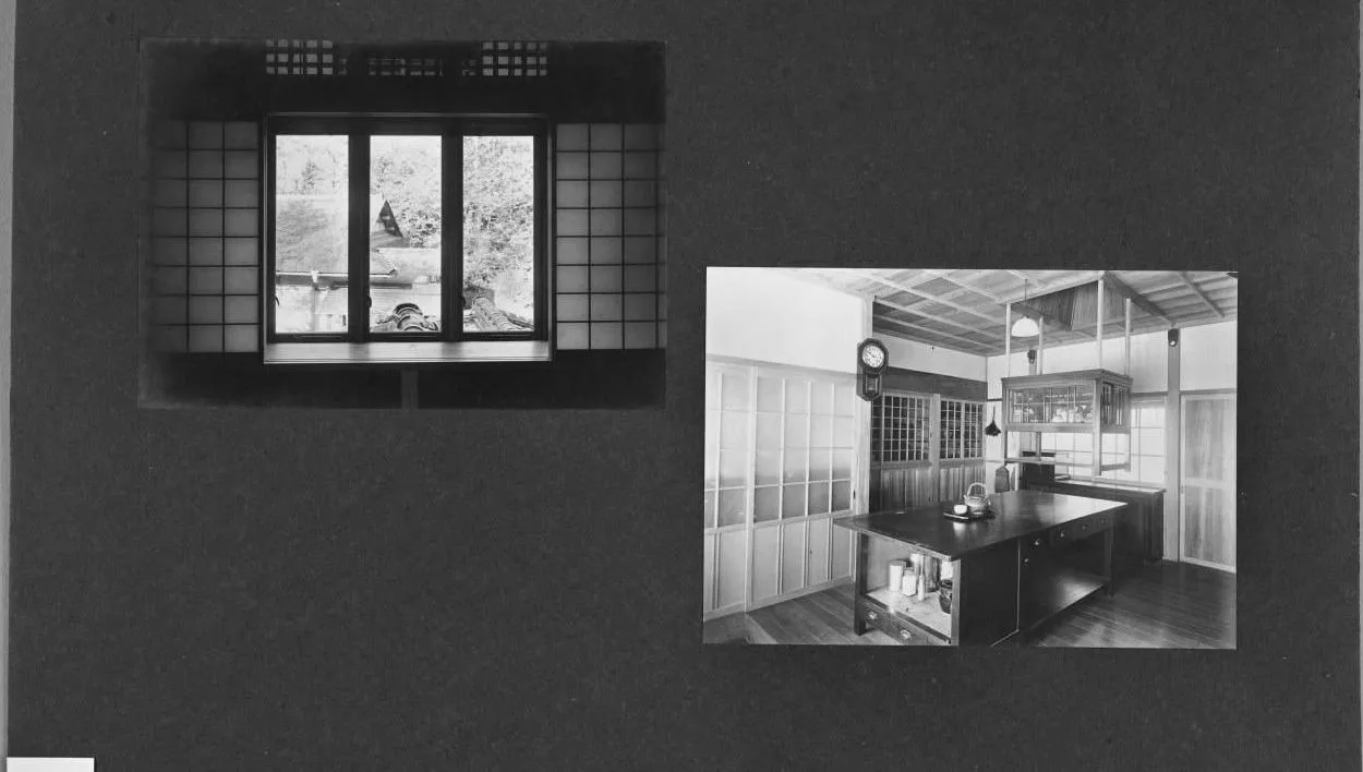 ［塩原又策木賀別邸１階台所・３階二の間］写真