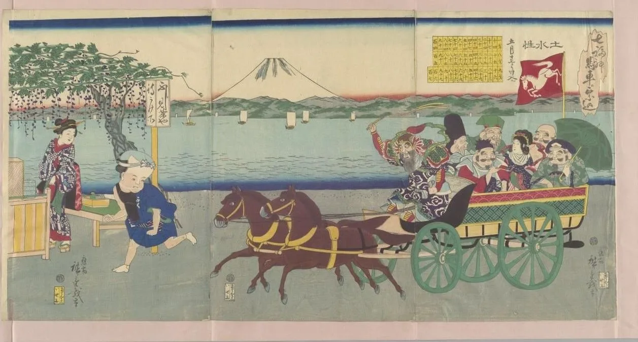 七福神馬車の乗込