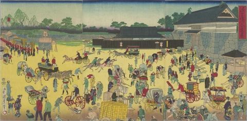 浅草御門人力車夕栄