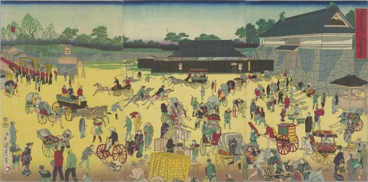浅草御門人力車夕栄